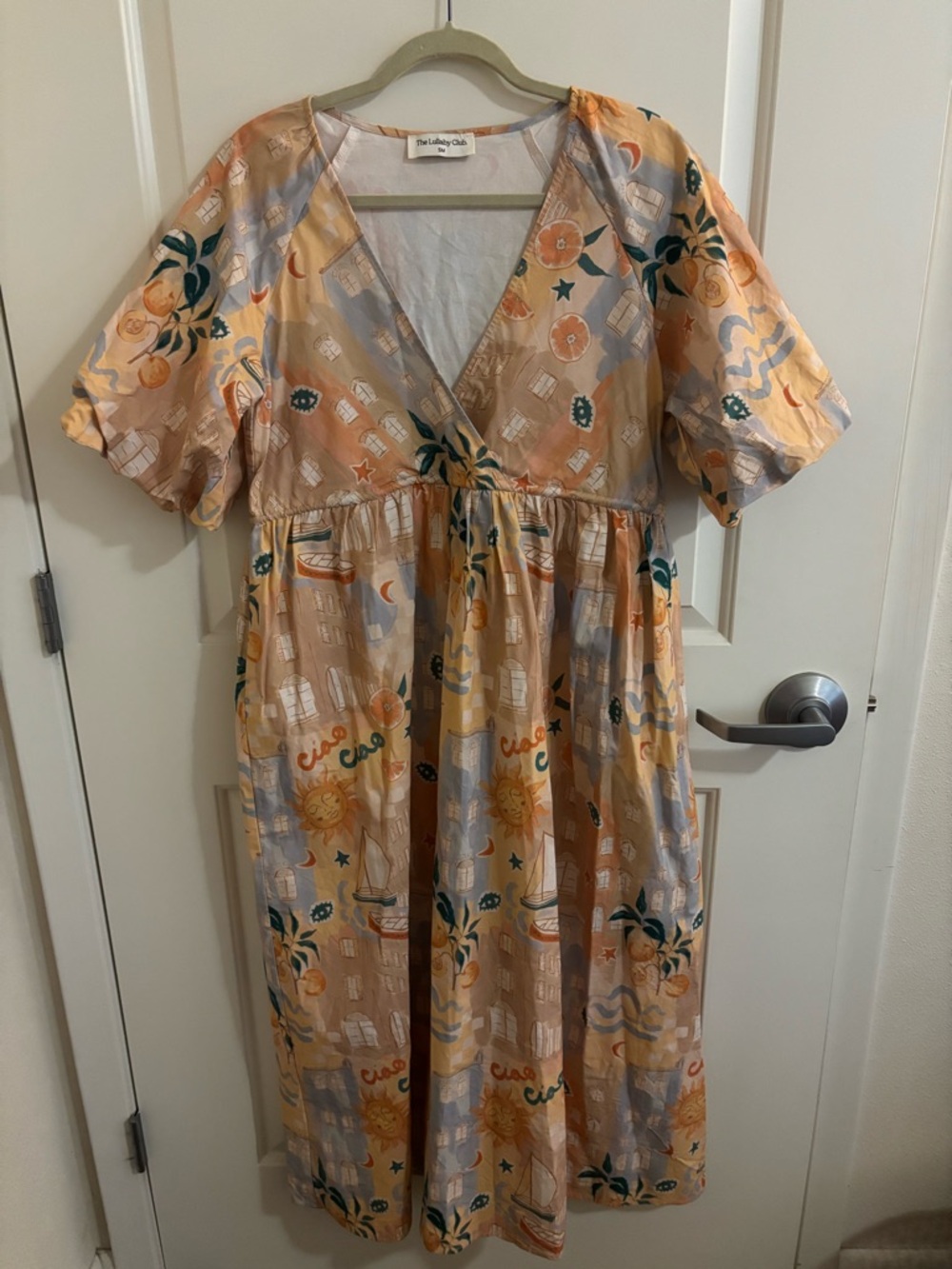 The Lullaby Club Layla Maxi Dress | Al Mare Maxi Dress, Size S/M, Maternity
